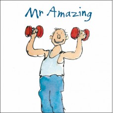 QUENTIN BLAKE, MR AMAZING BIRTHDAY CARD