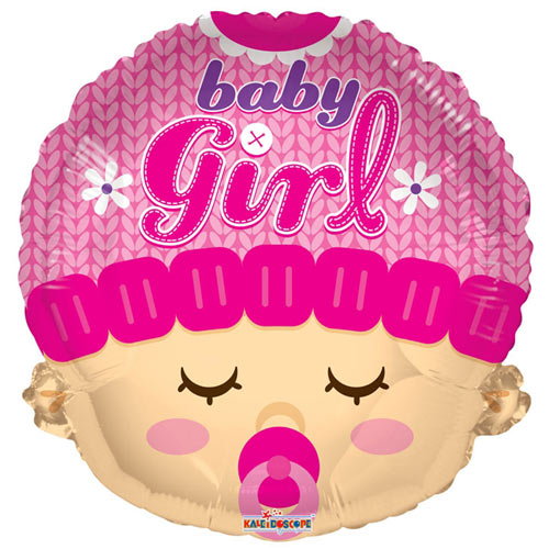 Baby girl 18" helium filled balloon. (Collection only - select click and collect on checkout page) Baby girl 18" helium filled balloon. (Collection only - select click and collect on checkout page)