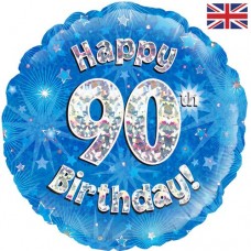 18" helium filled age 90 balloon (Collection only - select click and collect on checkout page) 18" helium filled age 90 balloon (Collection only - select click and collect on checkout page)