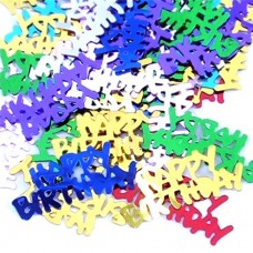 Happy birthday table confetti