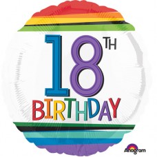 18" helium filled age 18 balloon (Collection only - select click and collect on checkout page) 18" helium filled age 18 balloon (Collection only - select click and collect on checkout page)