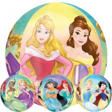 Disney Princess round 15" orbz helium balloon.  (Collection only, select click and collect on checkout page)