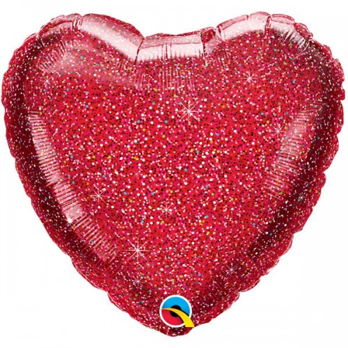 Heart shaped 18" helium filled balloon. (Collection only - select click and collect on checkout page) Heart shaped 18" helium filled balloon. (Collection only - select click and collect on checkout page)
