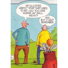 Where did the ball go, humour card