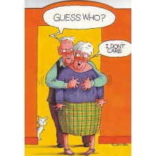 Guess Who ? humour card