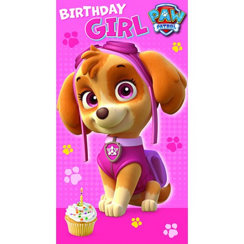 Paw Patrol, birthday card Paw Patrol, birthday card