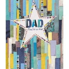 Dad your a star birthday card by Paper Rose
