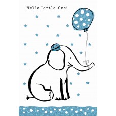 Hello Little One Baby Boy card