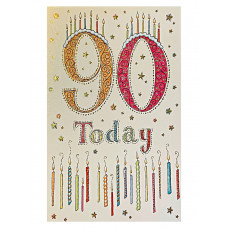 Age 90 Birthday card from Paper Rose