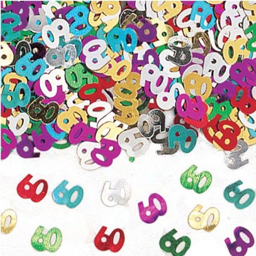 age 60 table confetti age 60 table confetti