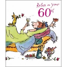 Quentin Blake, age 60 Birthday card