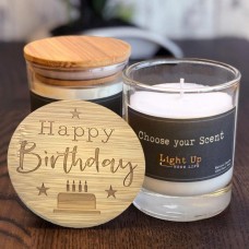Scentiment's Scented Candle - Choose fragrance from 4 different scents and then select your laser engraved lid to complete your candle.