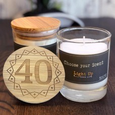 Scentiment's Scented Candle - Choose fragrance from 4 different scents and then select your laser engraved lid to complete your candle.