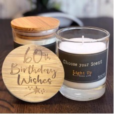 Scentiment's Scented Candle - Choose fragrance from 4 different scents and then select your laser engraved lid to complete your candle.