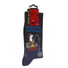 Worlds greatest fisherman socks