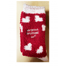 Pair of snuggly fluffy gorgeous girlfriend socks