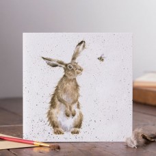 The Hare and the Bee' card, from Wrendale Designs