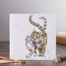 Feline Good' card, from Wrendale Designs