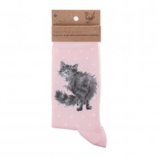 Wrendale Designs, Glamour Puss, bamboo socks