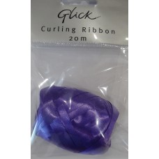 Purple curling ribbon
