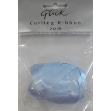 Light blue curling ribbon